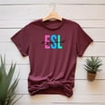 thumbnail image 5 of ESL Squad Shirts ESL Teacher Appreciation Gift Esol ecse Tee Multilingual Xmas Present from Student ESL Tutor English Second Language Class, 5 of 6