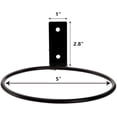 thumbnail image 2 of Fasmov - Juego de 4 soportes para macetas de 5.0 in, para montar en la pared, para colgar plantas, color negro Ormromra HMHZ727, 2 of 5