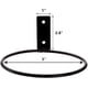 thumbnail image 3 of Paquete de 4 soportes para macetas de 5.0 in montados en la pared. JFHHH pequeña, 3 of 5