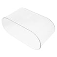 thumbnail image 3 of KAKOWELY acrylic vase Small Betta Fish Tank Oval Plastic Desktop Fish Bowl 12 Inch Transparent Vase Planter Narrow Space Container For Office Decor Fish Turtle Reptile Shrimp Crab Habitat, 3 of 5