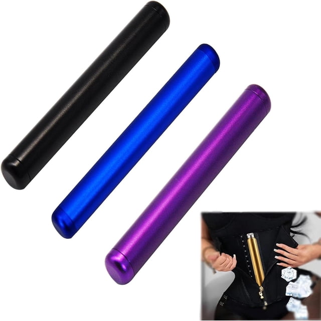 Tubo Enfriador Portátil de Metal Xinyu con Tapa Negro Azul Morado