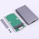 thumbnail image 2 of Caja SSD MSATA A USB 3.0 6 Gbps para SSD MSATA 30*25/30*50 (gris), 2 of 9