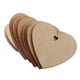thumbnail image 5 of Juego de 100 recortes de madera natural para manualidades, cumpleaños, decoración del hogar 50 piezas 60 mm, 5 of 9