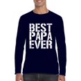 thumbnail image 1 of Artix - Mens Long Sleeve T-Shirts, up to Size 5XL - Best Papa, 1 of 4