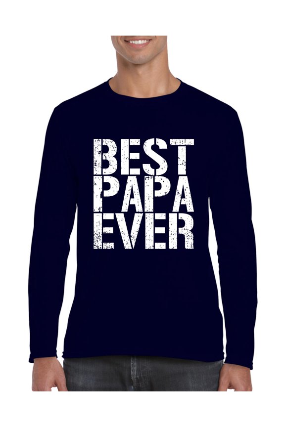 - Mens Long Sleeve T-Shirts, up to Size 5XL - Best Papa