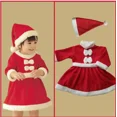thumbnail image 1 of Ropa de Navidad para bebés, disfraz de Papá Noel para niños, ropa de manga larga para niños pequeños, vestido lindo para niñas, prendas de vestir infantiles de invierno, 1 of 7