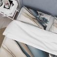 thumbnail image 4 of Designart "Hyperrealistic Peony Blossoms II" Floral Peony Bedding Covert Set - Peonies White Floral Bed Set With 1 Sham, 4 of 6