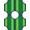 Green White, Pattern 20, variant on Design&I 8'x10' Washable Area Rug Sport Park Layout With Flag Pin And Fairway Stripe Design Golf Ball Refined for King Size Bedroom, Under Bed, Sleek Flatweave Pet Friendly