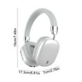 thumbnail image 3 of Wireless Over-Ear Bluetooth Headphones, 40MM Driver, HiFi Sound, Foldable, Bluetooth 5.3, Multi-Device Pairing, Long Battery Life, Adjustable Headband, Office, Gaming, Travel, 3 of 6