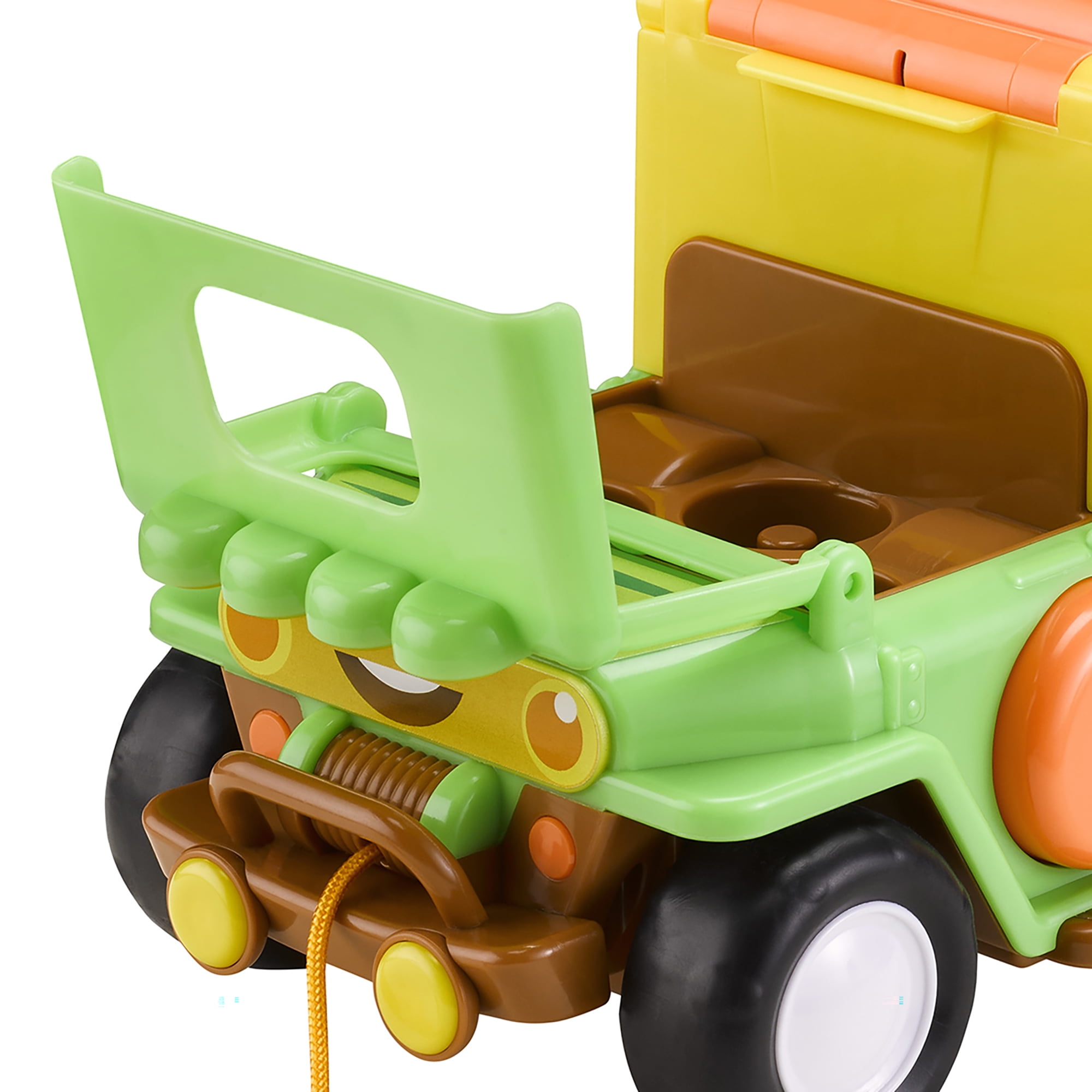 Timber Tots: The Safari Jeep - 4x4 Off-Road Vehicle & Monkey