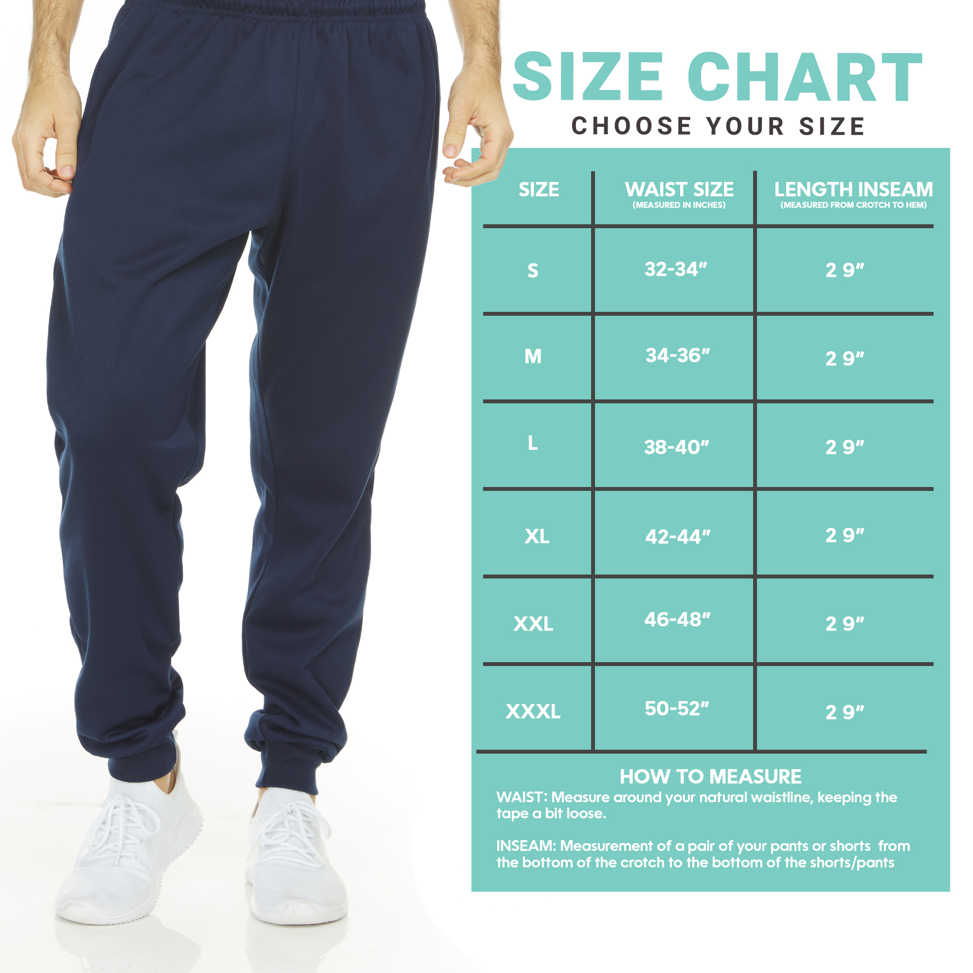 DARESAY [3-Pack] Men's Tech Fleece Joggers Dry Fit Performance Sweatpants (Up To Size 3XL) - image 5 of 5