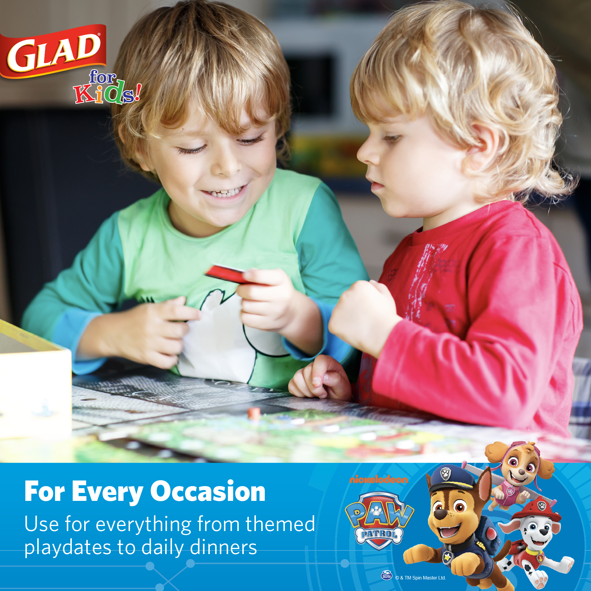 Glad For Kids Paw Patrol Movie Sheild 9oz Paper Cup 20ct