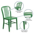 thumbnail image 2 of Green Metal Indoor-Outdoor Chair, 2 of 9