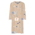 thumbnail image 4 of TAGOLD Fall Winter Dress for Womens, Plus Size Dress For Women Round-Neck Casual Sundresses Pocket Knee Long Sleeve With Pockets, 4 of 5