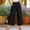 Black plus size wide leg pants a1, variant on sdhkgrrt Women Plus Size Wide Leg Cropped Pants with Pockets Elastic Waist Casual Ruffle Lounge Pants Solid Workout Relaxed Fit Fall Palazzo Trousers, Yellow 4XL