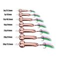 thumbnail image 4 of Señuelo giratorio grande Wosthever Pescar Oro rosa 3g, 4 of 6