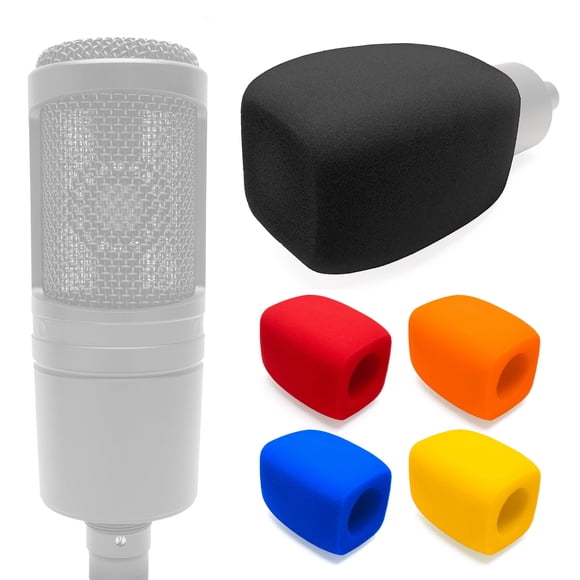 Funda de espuma para micrófono Voarmaks AT2020, parabrisas para Audio-Technica