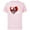Soft Pink, variant on Tim Burton’s The Nightmare Before Christmas Love is Alive - Short Sleeve Cotton T-Shirt for Adults - Customized-Natural