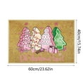 thumbnail image 3 of TIELUTT 40x60cm Christmas Christmas Tree Cake Floor Mats Funny Christmas Door Mat Cute Christmas Floor Mat Copper Throw Blanket Flurry Rug Throw Blanket Set Dog Blanket Light Tan Throw Blanket, 3 of 6