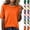 #03 Orange, variant on Women's Regular Fit Tops Crew Neck Short Sleeve Wool Blend Sweater Shirts Fine Knit Lightweight Business Casual Summer Elegant Blouses, #03 Khaki, XXL