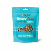 Sojos Turkey Plus Raw Grain-Free Dog Food Topper, 4 Ounce Bag