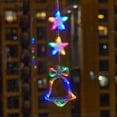 thumbnail image 6 of Christmas Window Lights, Battery Operated LED Lights, White PVC Suction Cup Christmas Decorations for Windows, Doors, and Porches, Easy Installation and Reusable Holiday Ornament, 6 of 6