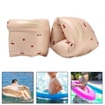 thumbnail image 4 of 2 piezas de flotadores inflables para brazos de natación de dibujos animados, anillos para brazos de natación para Rosa, 4 of 6