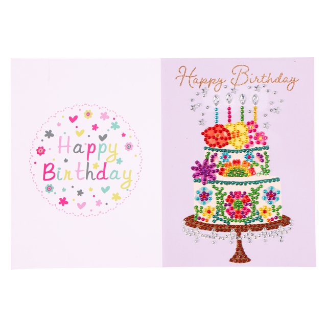 DIY diamante pintura tarjeta de felicitación mosaico arte Kits cumpleaños postales regalos Hugtrwg Para estrenar