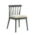thumbnail image 6 of 2-Piece Rustic Modern Farmhouse Dining Side Chairs, Retro Design with Easy Assembly & Solid Wood Frame for Kitchen or Living Space, 6 of 9