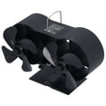thumbnail image 3 of Dual Head Fireplace Fans, Eco Friendly Stove Fan Mini Started Automatically  For Wood, 3 of 8