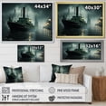 thumbnail image 4 of Designart "Journey Through the Harbor" Nautical & Beach Floater Framed Wall Art Living Room, 4 of 7