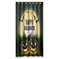 thumbnail image 1 of Cortina de ducha ABPHQTO de poliéster impermeable con diseño de Halloween 90x180 cm, 1 of 1