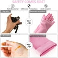 thumbnail image 4 of Latrodar Dishwashing Gloves Household Gloves And Dog Creative f Pet Bathing Gloves Pink Home Essentials, 4 of 4