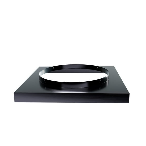 QuietCool Roof Mount Attic Fan Curb Mount Adapter - For Flat Roofs 3:12 Pitch and Below - Compatible with AFR SMT and AFR PRO Models