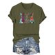 thumbnail image 3 of Mujeres Manga Corta de Verano Tops Día de San Valentín Impreso Cuello Redondo, Camisa de Moda Casual Blusa, 3 of 6