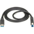 thumbnail image 2 of Black Box Usb 3.0 Cable - Type A Male To Type B Male, Black, 6-ft. (1.8-m) (USB30-0006-MM), 2 of 2