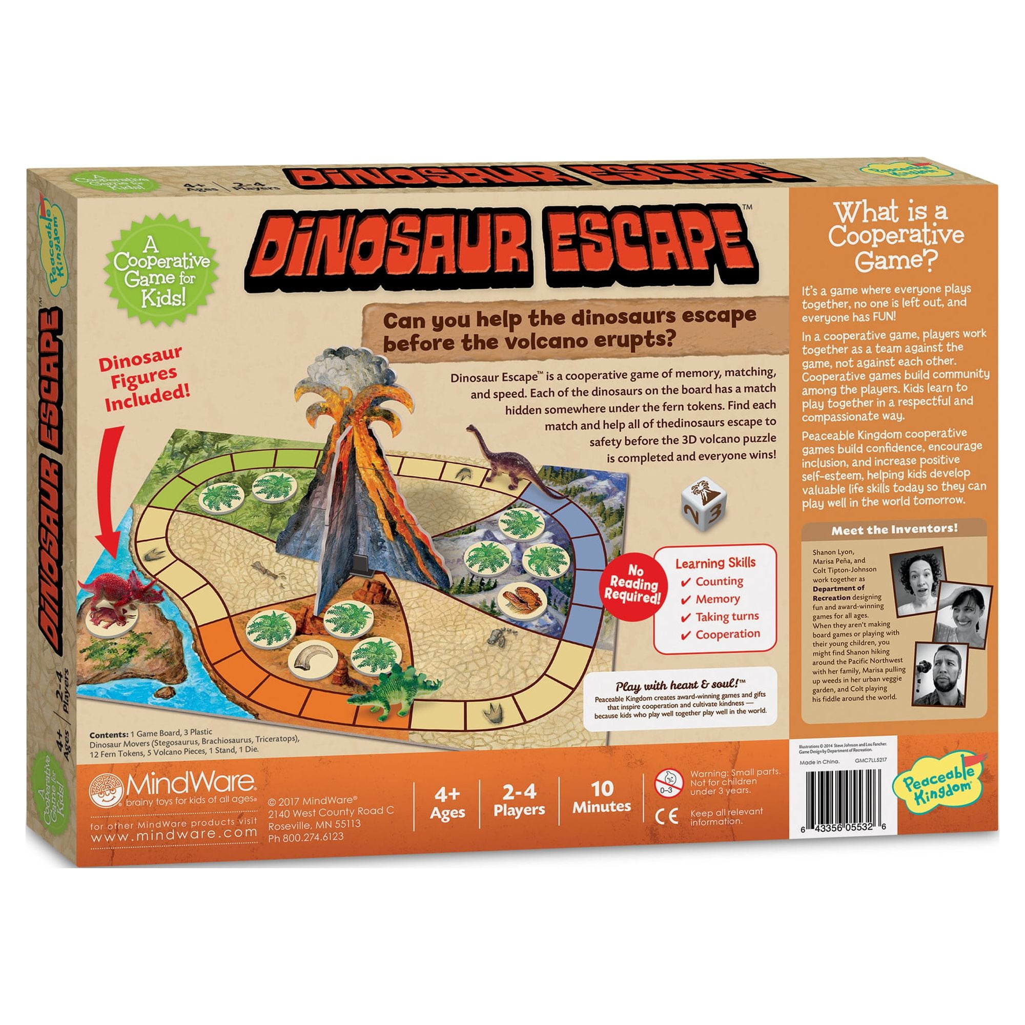 Dinosaur Escape!Peaceable Kingdom – Watch Me Grow