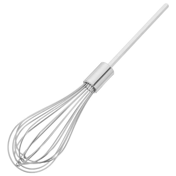 LOLIPPYY Mixer Drill Attachment Silver Wire Whisks for Cooking with Extended Design 1Pack