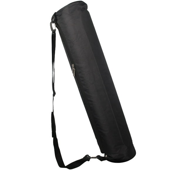 Bolsa de yoga impermeable, multifunción, de bolsillo, para esterilla de baile, mochila deportiva, mochila de fitness, funda para esterilla (negra)
