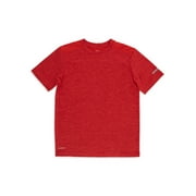 Angle View: Athletic Works Boys Solid Core Short Sleeve Tee, Sizes 4-18 & Husky