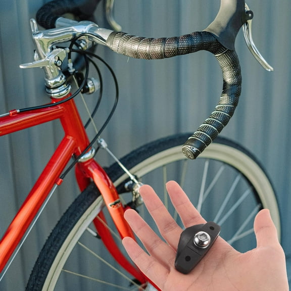 UPOUART Mini Bike Disc Brake Pads 4 Pairs Black Replacement for Road and Mountain Bikes Rubber