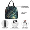 thumbnail image 4 of Fotbe Enchanted Forest Skull Path Bolsa Térmica con Estampado y Forro de Aluminio Grueso Bolsa de Almuerzo con Bolsillo Frontal para Hombres y Mujeres, Ideal para Trabajo, Escuela, 4 of 8