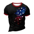 thumbnail image 4 of Men's Casual Pullover Sweatshirt, Independence Day Theme with Comfortable Fabric for Lightweight Layering ,Dark Gray S, 4 of 5
