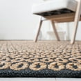 thumbnail image 5 of SAFAVIEH Natural Fiber Kalisha Geometric Area Rug, Natural/Black, 6' x 9', 5 of 7
