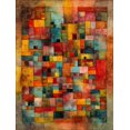 thumbnail image 1 of Qisvanset Simple Texture Geometric Canvas Print 12x16 Inch Dining Room Art, 1 of 8