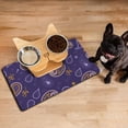 thumbnail image 3 of Vintage Paisley Pattern Pet Food Mat - Non-Slip Absorbent Dog Bowl Mat, Boho Floral Design, Multi-Layer, 3 of 7