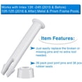 thumbnail image 4 of Dvkptbk Pool Joint 24Pcs Plastic Pool Joint Pins 2.75Inch Extra Rubber Seals Pool Replacement Parts Tools on Clearance, 4 of 8