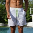 thumbnail image 2 of adviicd Khaki Shorts Men Mens Gym Shorts 5.5" Elastic Waist Casual Pajama Pocket Jogger Men Workout Short Pants Mens Work Shorts, 2 of 5