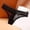 Black, variant on LIZUOJUN Under $2 Underwear Women Breathable Cheeky Scalloped Edge Silky Lace Soft Hipster Panty Ladies Stretch Full Briefs S-XL