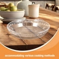 thumbnail image 3 of Shisuyan Glass Pie Pan For Baking Round Baking Dish For Dinner Non-Stick Pie Plate With Soft Wave Edge For Apple Pie Pumpkin Pie Pot Pies Transparent 8 Inches, 3 of 8